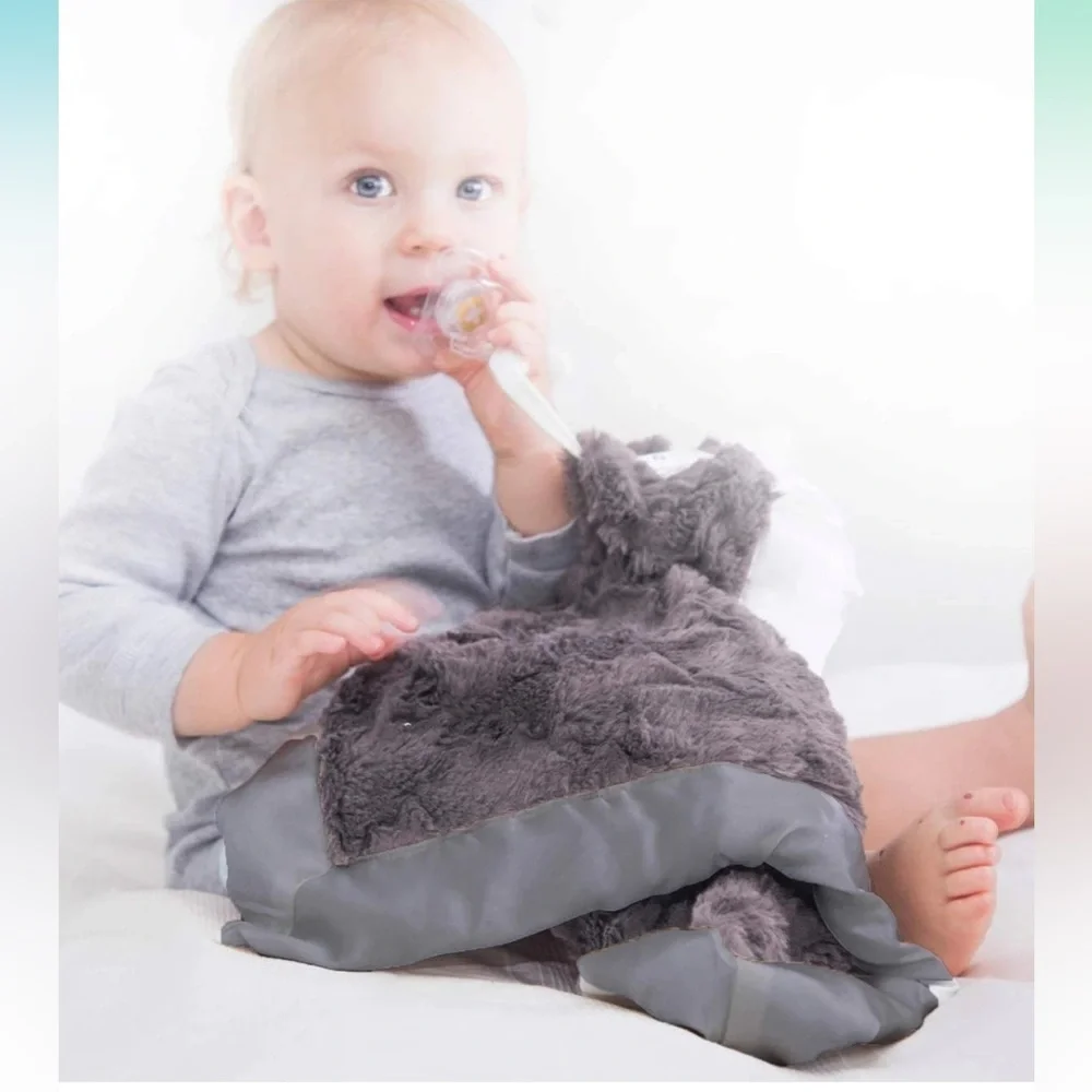 New🌟Zalamoon Luxie Pocket Plush Baby Toddler  Security Blanket